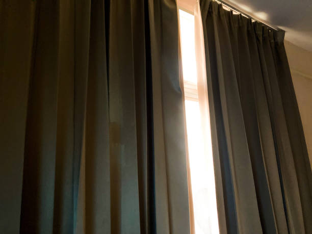 istock Black curtains in the patient room 1410484562