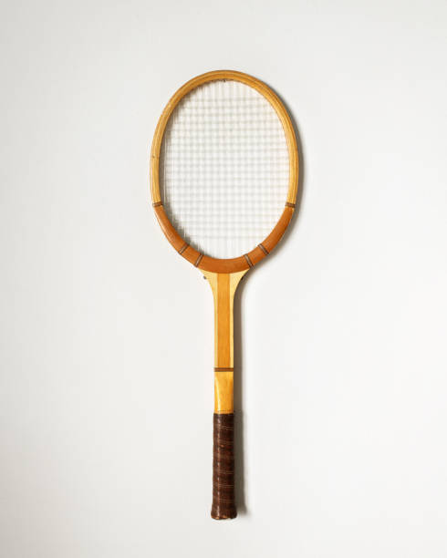 istock Vintage ￼Tennis racket 1410486918