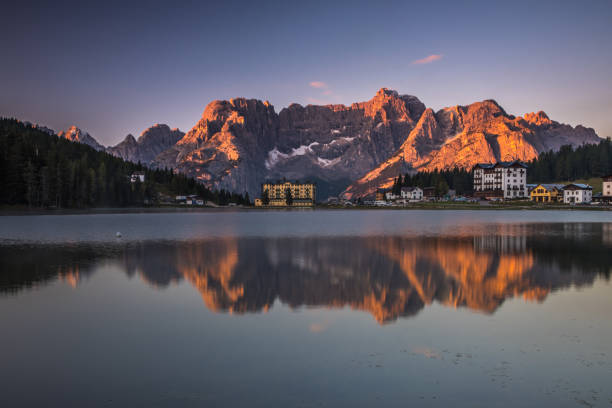 istock Sunrise in Dolomites 1410493223