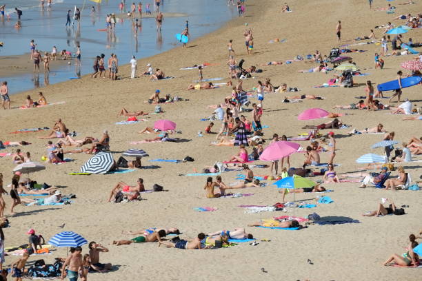 istock The beach of Biarritz. 1410501603