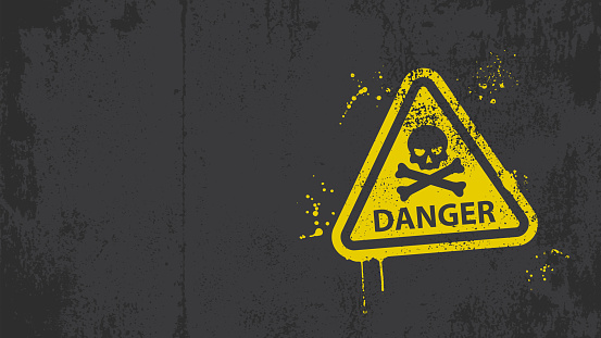 Danger Skull Symbol Graffiti Stock Illustration - Download Image Now -  Shock, Textured, Logo - iStock