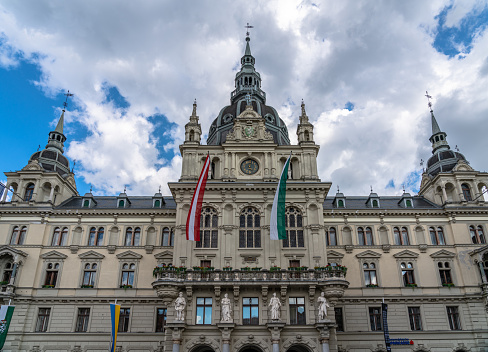 Parliament building in Budapest, Hungary is one of the most beautiful parliament building in Europe. Built in gothic style on Danube river waterfront.