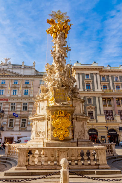 istock Plague Column (Trinity column) on Graben street, Vienna, Austria 1410511995