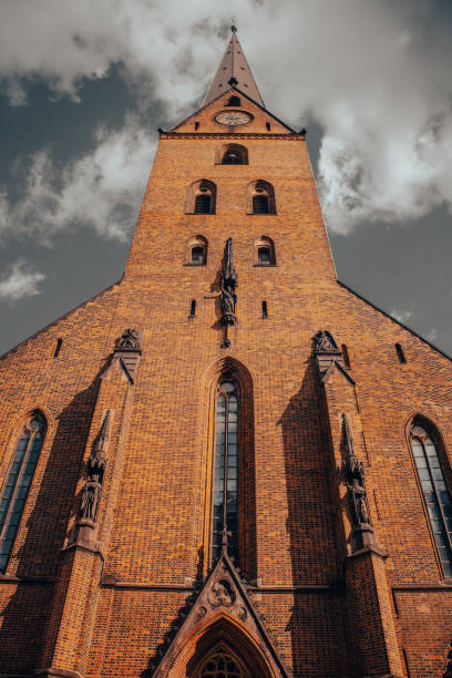 Katholische Kirche A Catholic church in Hamburg 8571 stock pictures, royalty-free photos & images
