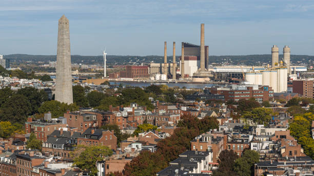 Boston National Historical Park, Bunker Hill Monument, Charlestown.