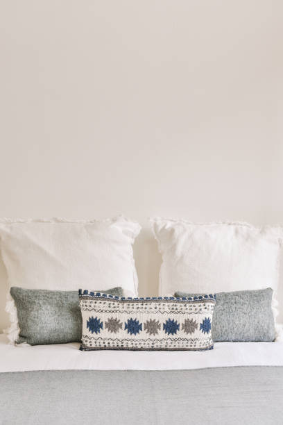 istock Beautiful comfortable bed in the spacious bedroom 1410533573