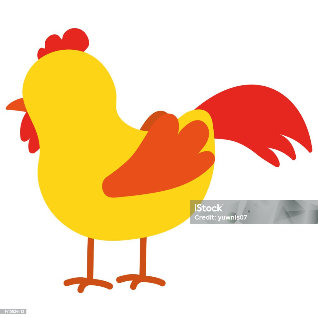 Hoạt Hình Gà Trống Vector Icon Clipart Cartoon Minh Họa Hình Ảnh ...