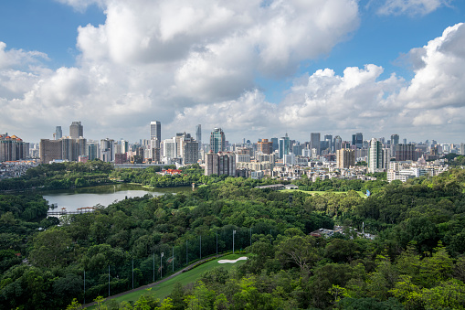 Scenery of Luhu Park, Guangzhou, China