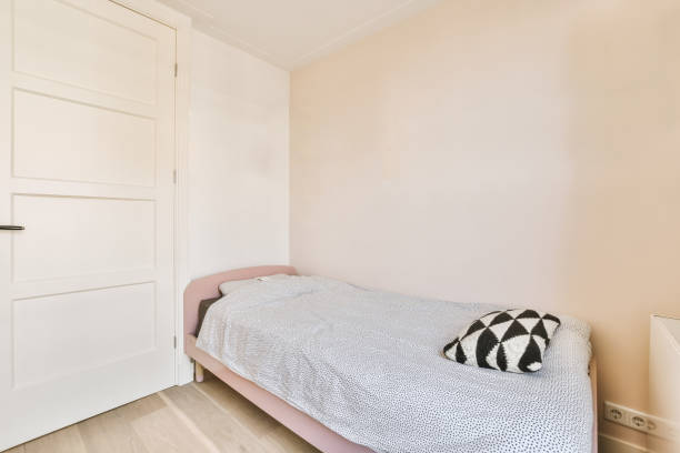 istock Bedroom in a minimalist style in a modern house 1410537555