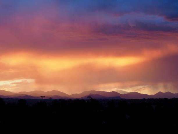 istock Stormy Colorado  Sunset 1410543342
