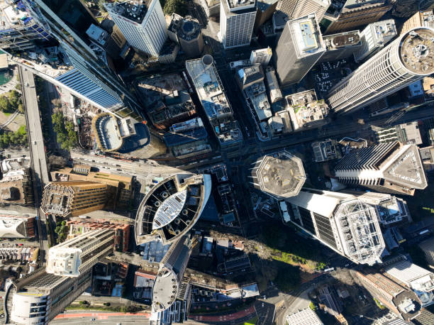 fotografii de stoc, fotografii și imagini scutite de redevențe cu sydney cbd australia vizualizari aeriene - cartier financiar