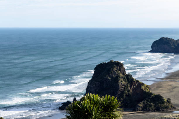 istock Piha Beach, Auckland, NZ 1410554538