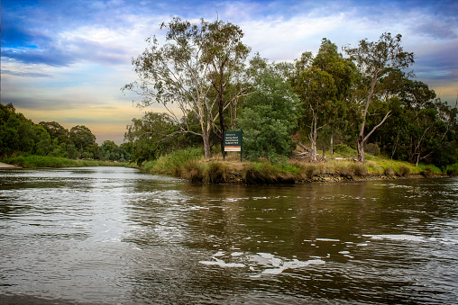 Yarra River in Melbourne Victoria