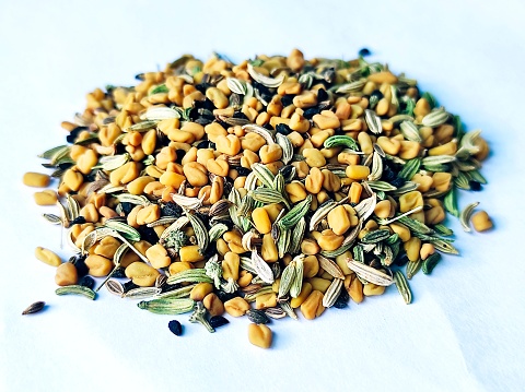 Panch Phoron , A Mixture Of Five Indian Spices Masala seeds