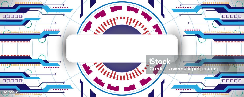 Geometric Abstract Tech Background Geometric Abstract Technology Background With Various Technological ...
