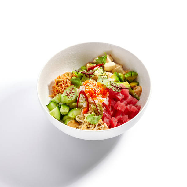 istock Poke with tuna and noodles 1410568024