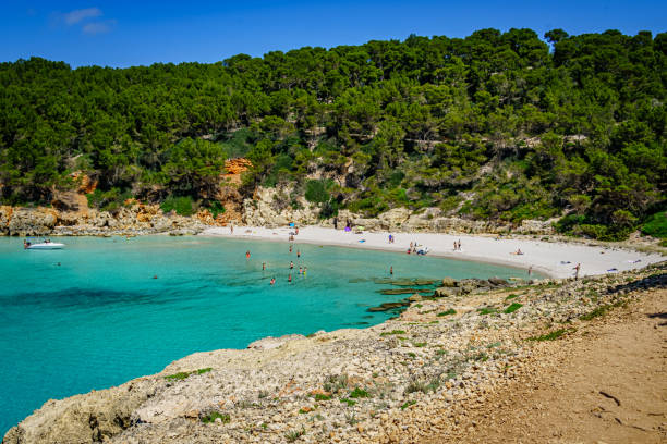 istock Turquoise sea in Cala Escorxada, Menorca. Spain 1410573773