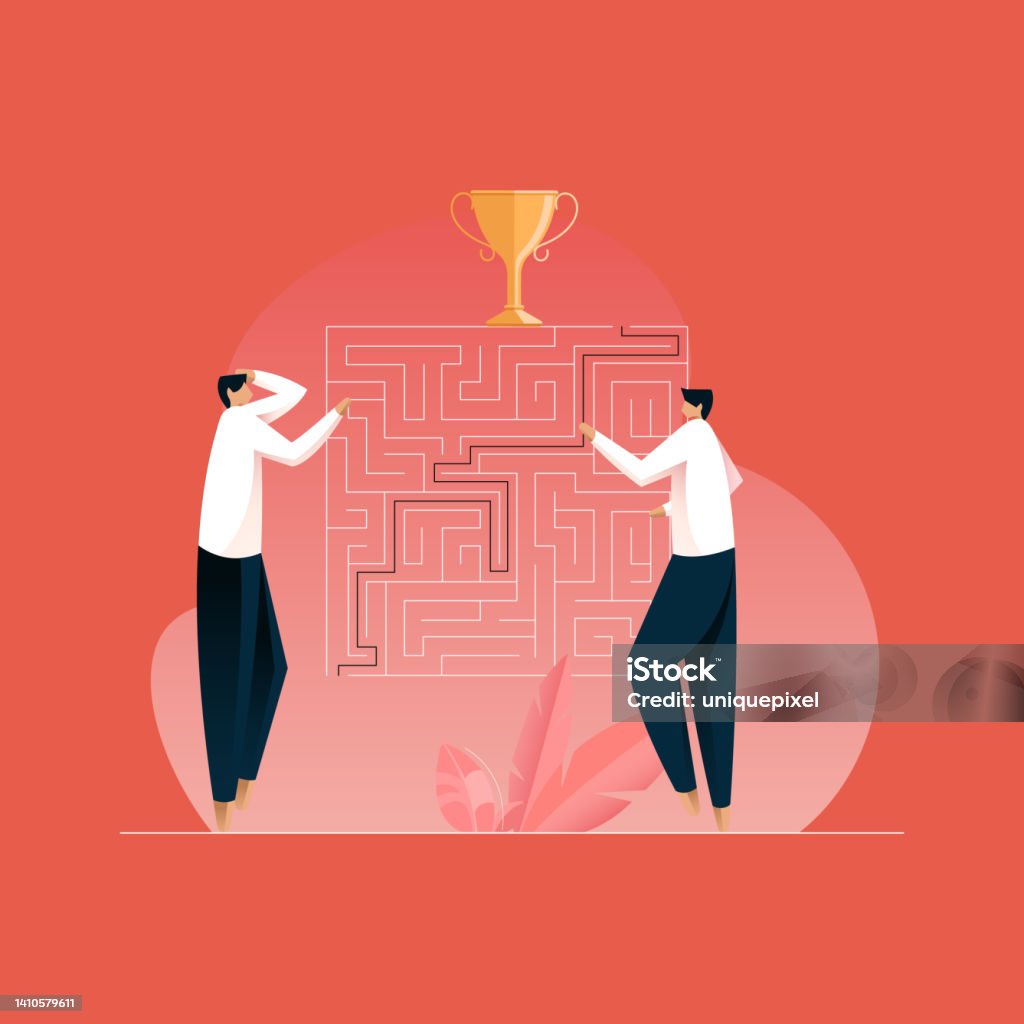 Businessman Solving Difficult Problem Complex Or Complicated Solution Businessman solving difficult problem complex or complicated solution