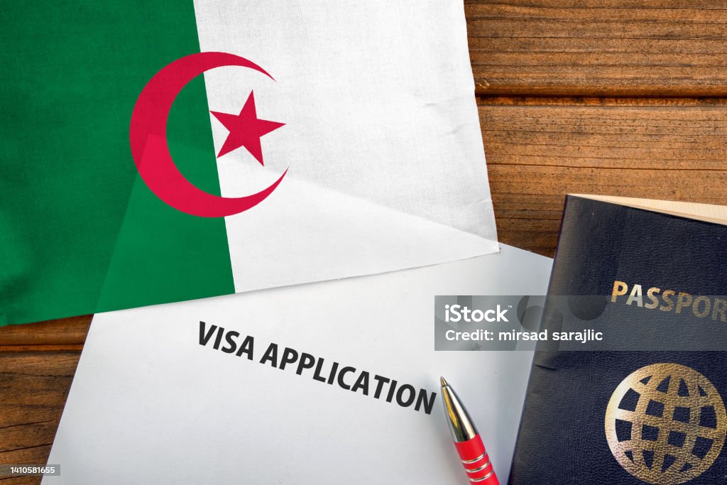 Algeria Visa Application Form Stock Photo Download Image Now Algeria Passport Stamp algeria-visa-for-us-citizens-application-process-requirements-2024-visaclue