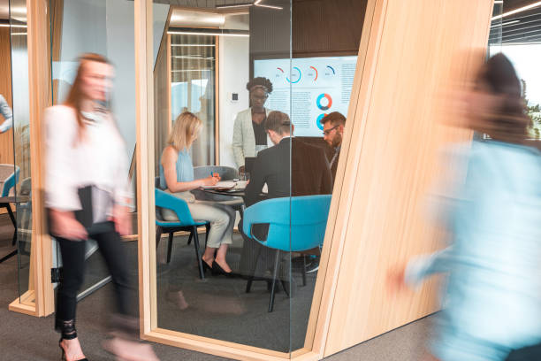 istock Manager’s Meeting In A Modern Office 1410589111