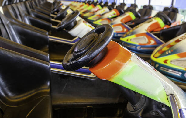 istock Fairground attraction cars 1410594493