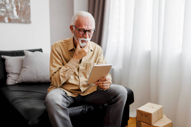 istock Shot of man making online shopping on e-commerce website 1410594656