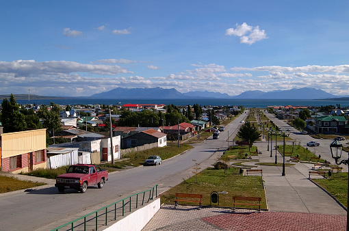 Chile, Patagonia. Puerto Natales, capital de la provincia de Ultima Esperanza. photo
