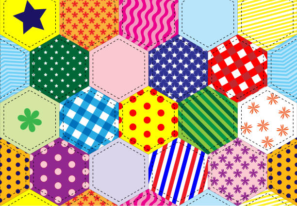 patchwork-quilt - quilt stock-grafiken, -clipart, -cartoons und -symbole