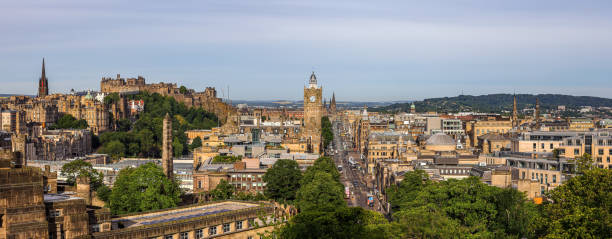 istock The panoramic view of Edinburgh, Scotland. 1410600988