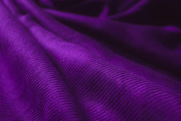istock Fabric texture background of purple color (Very Peri). 1410603611