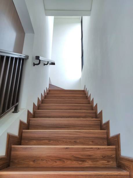 istock home interior stairs with vinyl wood coating 1410611532