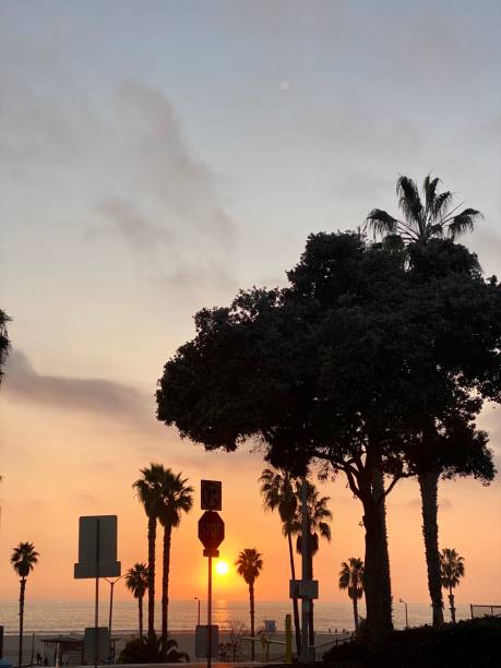 istock Santa Monica Beach Sunset, USA 1410611785