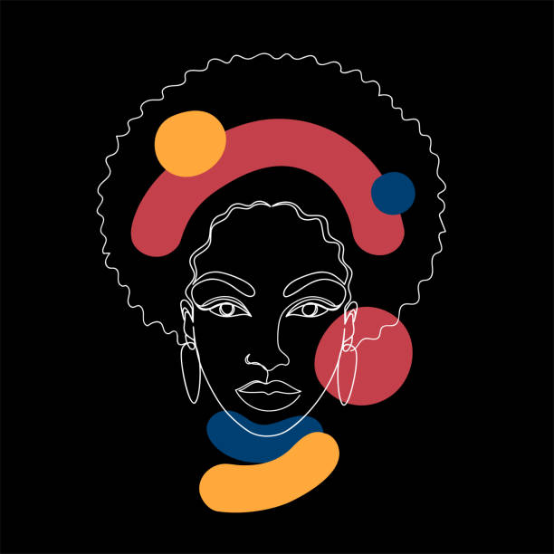 istock Face of an Afro American woman. 1410614902