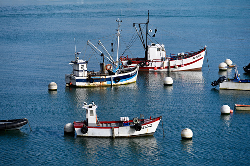 Fishing boats repair, Naxos, Aegean Sea, Cyclades, Greece