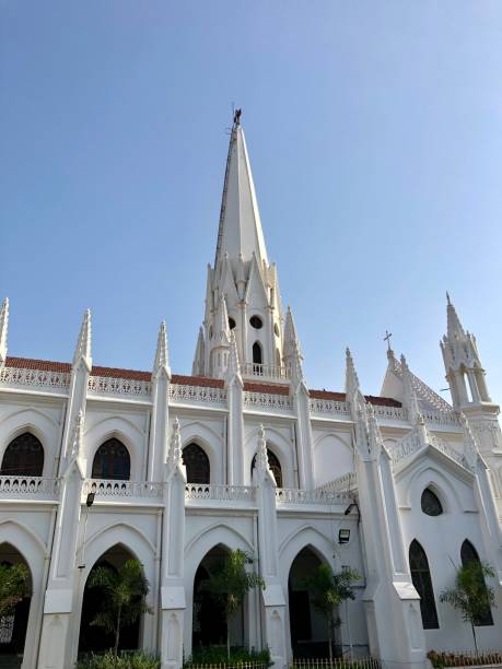 istock St. Thomas Cathedral Basilica at Santhome in Chennai, Tamilnadu, India. 1410624557