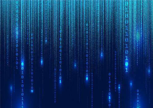 Background Image Hitech Pattern Number Code Matrix Stock Photo ...