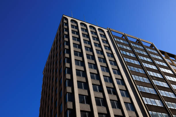 istock Tall office buildings and blue sky 1410634220