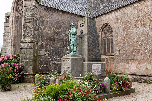 Ploumilliau (Plouilio), France. Monument to the Fallen in the Great War or First World War