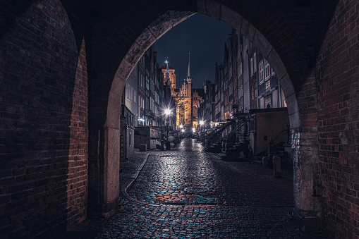 Mariacka street en Gdansk photo