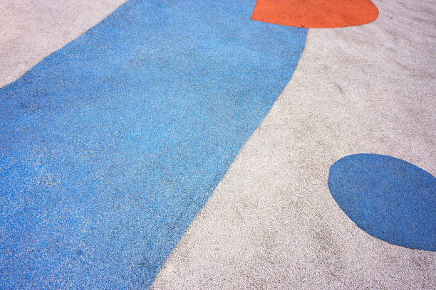 istock Colorful Rubber Wetpour playground floor 1410651574