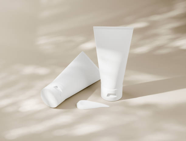 istock 3d illustration. Cosmetic cream mockup of various styles 1410657860