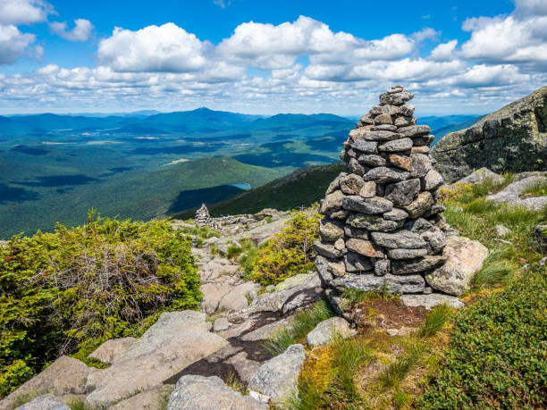 istock Cairn on top of Algonquin Peak in Adirondack mountains 1410659875
