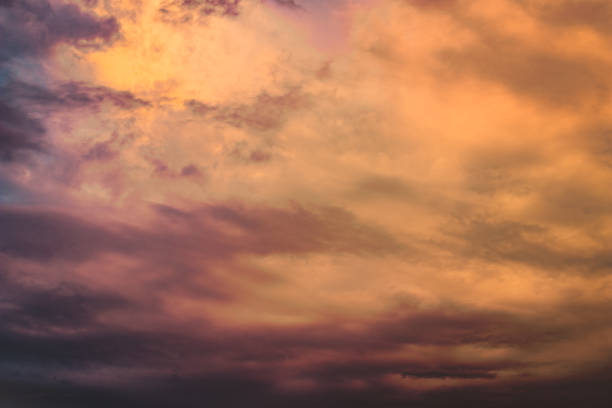 istock Abstract cloudscape background. Morning sky on an overcast day. Cloudy weather background concept. Fresh nature backdrop with copy space 1410661444