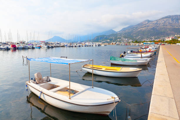 istock Harbor in Bar town from Montenegro 1410664812
