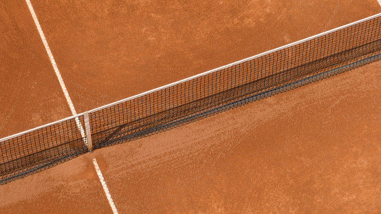 A clay court is one of the types of tennis court on which the sport of tennis, originally known as \