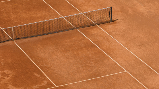 A clay court is one of the types of tennis court on which the sport of tennis, originally known as 