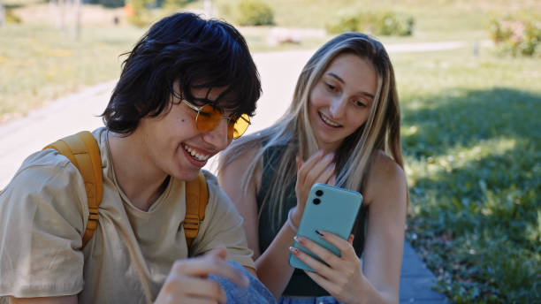 istock Outdoor phone lifestyle. 1410674596