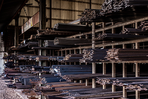 Copper, steel and iron tubes in a wholesale distributor of metallic materials for construction - Provincia de Buenos Aires - Argentina