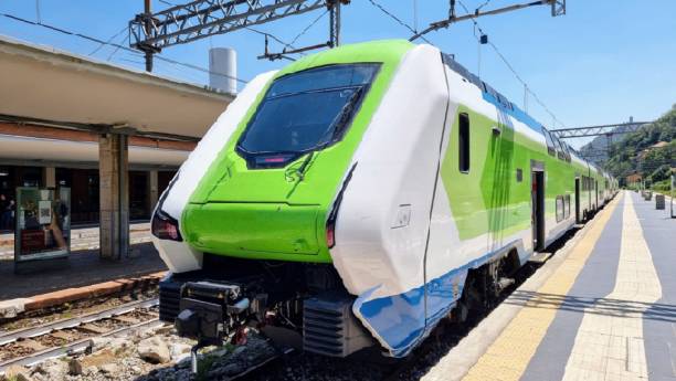 istock Green Train at the Station 1410688442