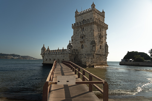 Belem Tower (Torre de Belem) is a fortified tower located at the mouth of the Tagus River in Lisbon,Portugal is one of the famous tourist attraction in Lisbon